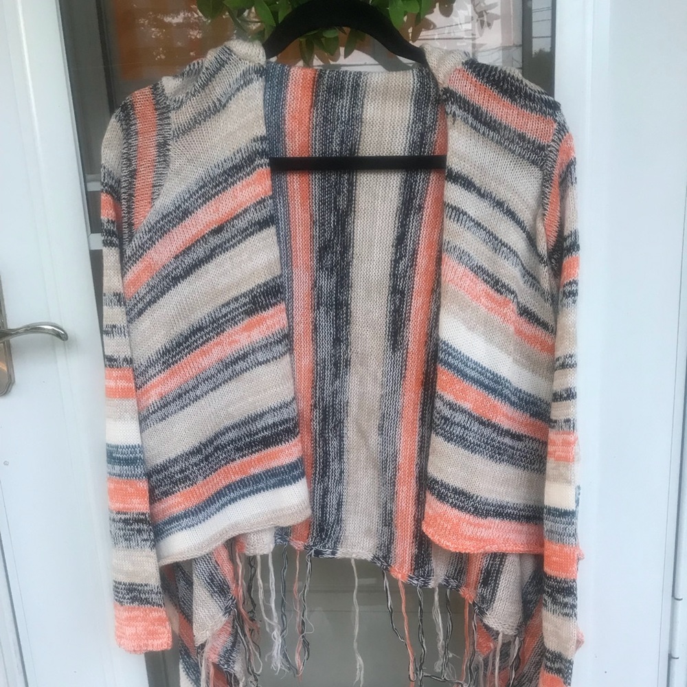 Perfect fall hooded poncho